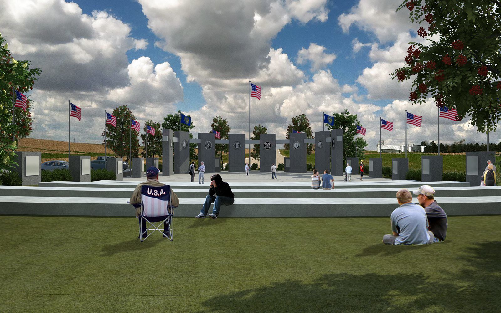 Memorial rendition 2
